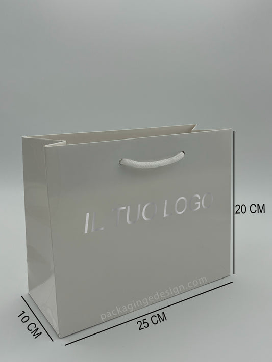 Shopper Personalizzate con Stampa a Caldo – Formato Piccolo