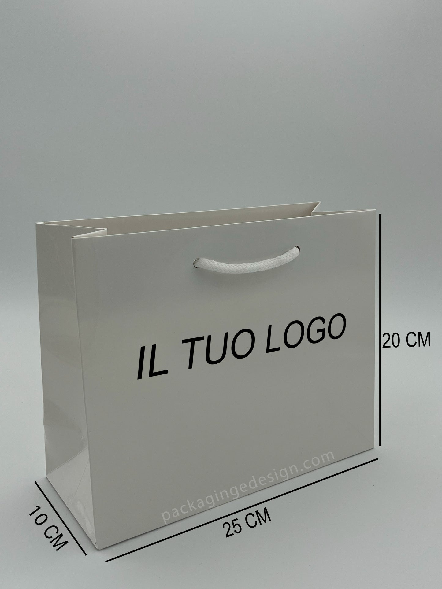 Shopper Personalizzate con Stampa a Caldo – Formato Piccolo