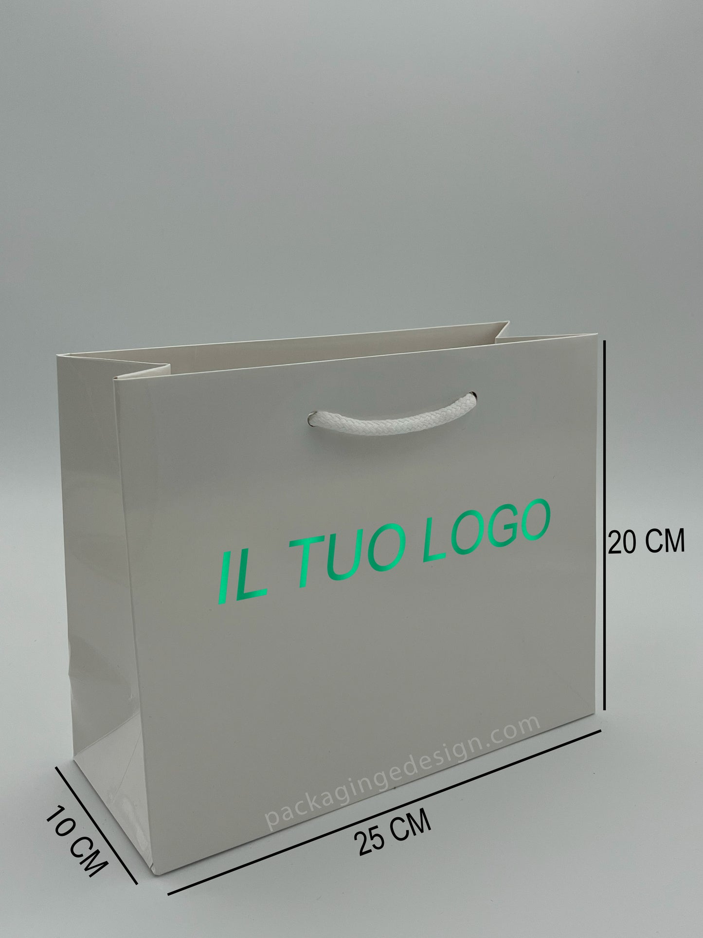 Shopper Personalizzate con Stampa a Caldo – Formato Piccolo