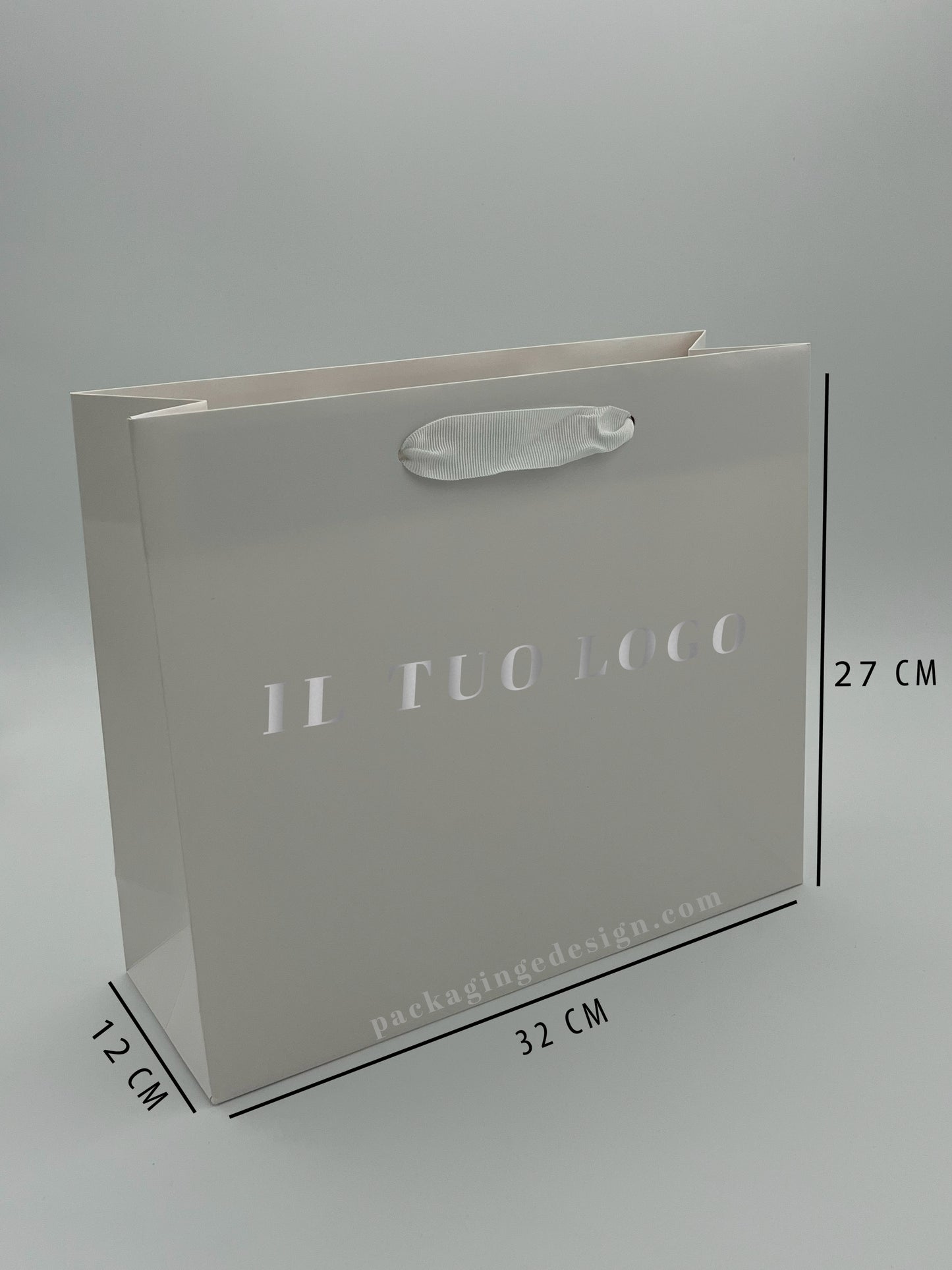 Shopper Personalizzate con Stampa a Caldo – Formato Medio