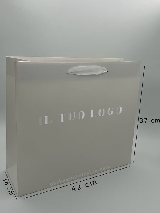 Shopper Personalizzate con Stampa a Caldo – Formato Grande