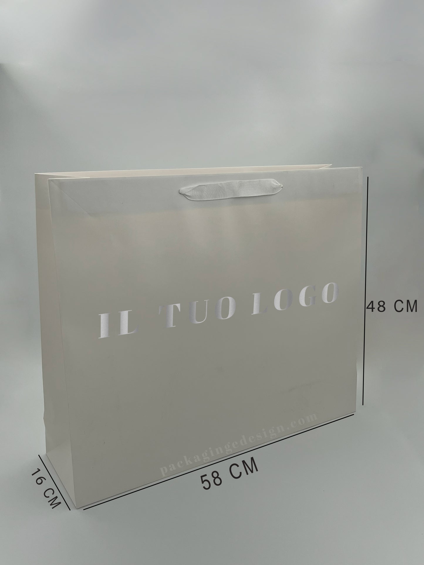 Shopper Personalizzate con Stampa a Caldo – Formato Maxi