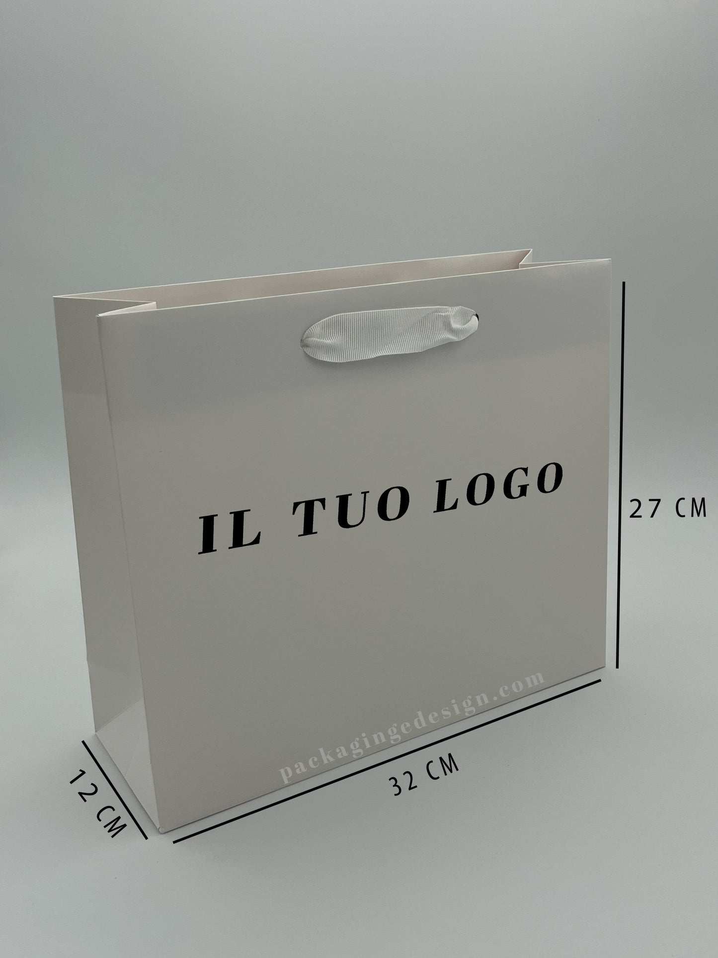 Shopper Personalizzate con Stampa a Caldo – Formato Medio