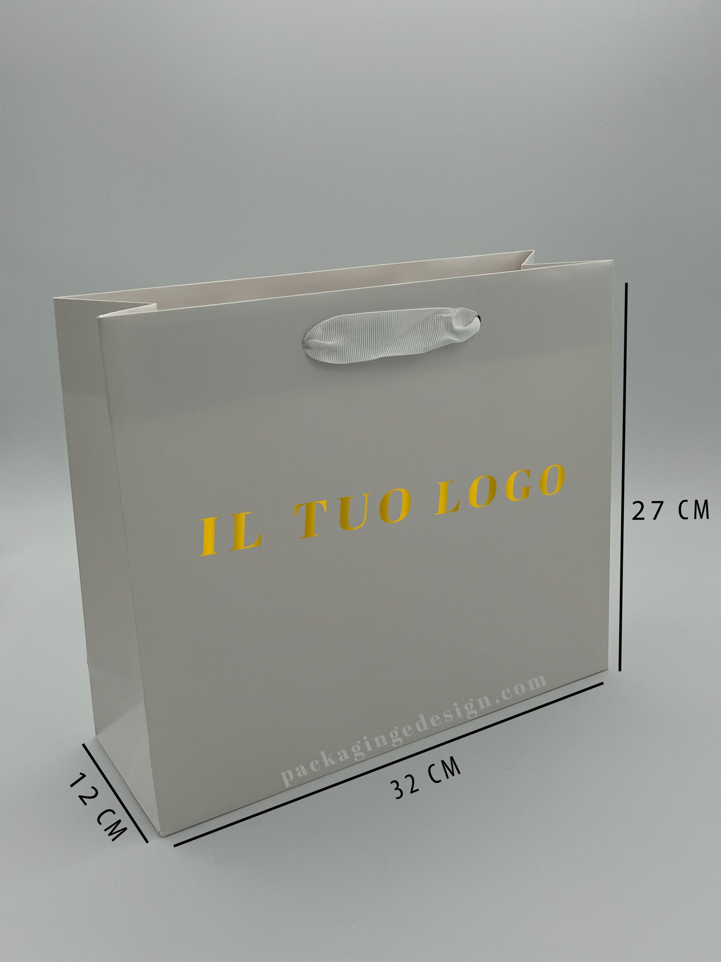 Shopper Personalizzate con Stampa a Caldo – Formato Medio