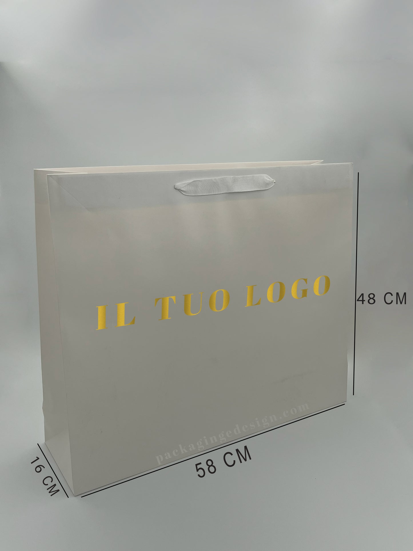 Shopper Personalizzate con Stampa a Caldo – Formato Maxi