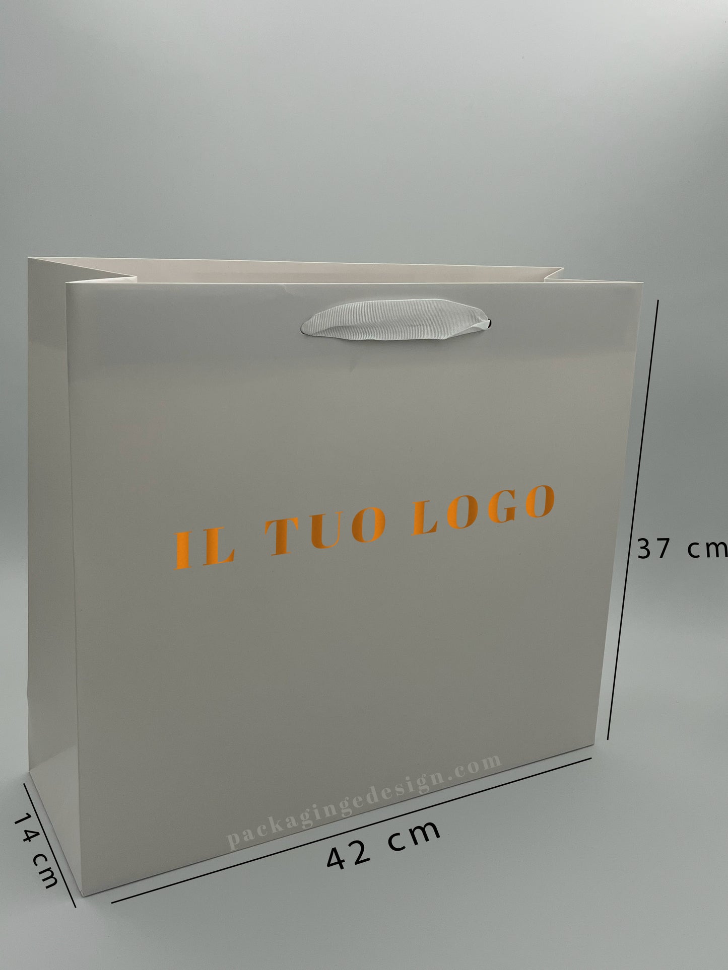 Shopper Personalizzate con Stampa a Caldo – Formato Grande