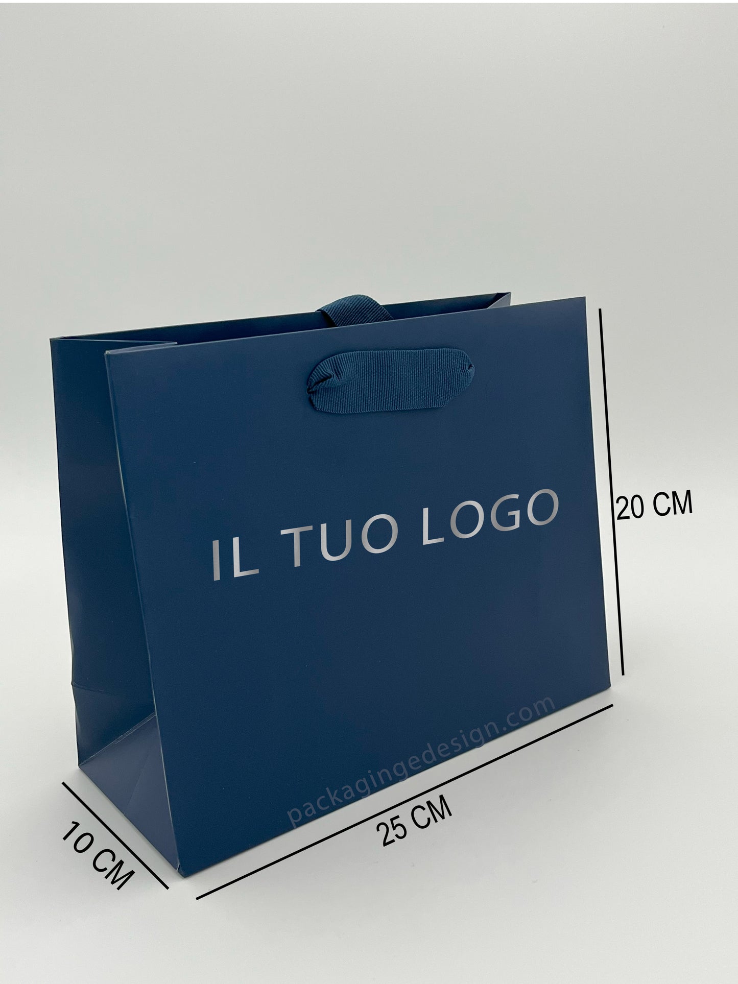 Shopper Personalizzate con Stampa a Caldo – Formato Piccolo