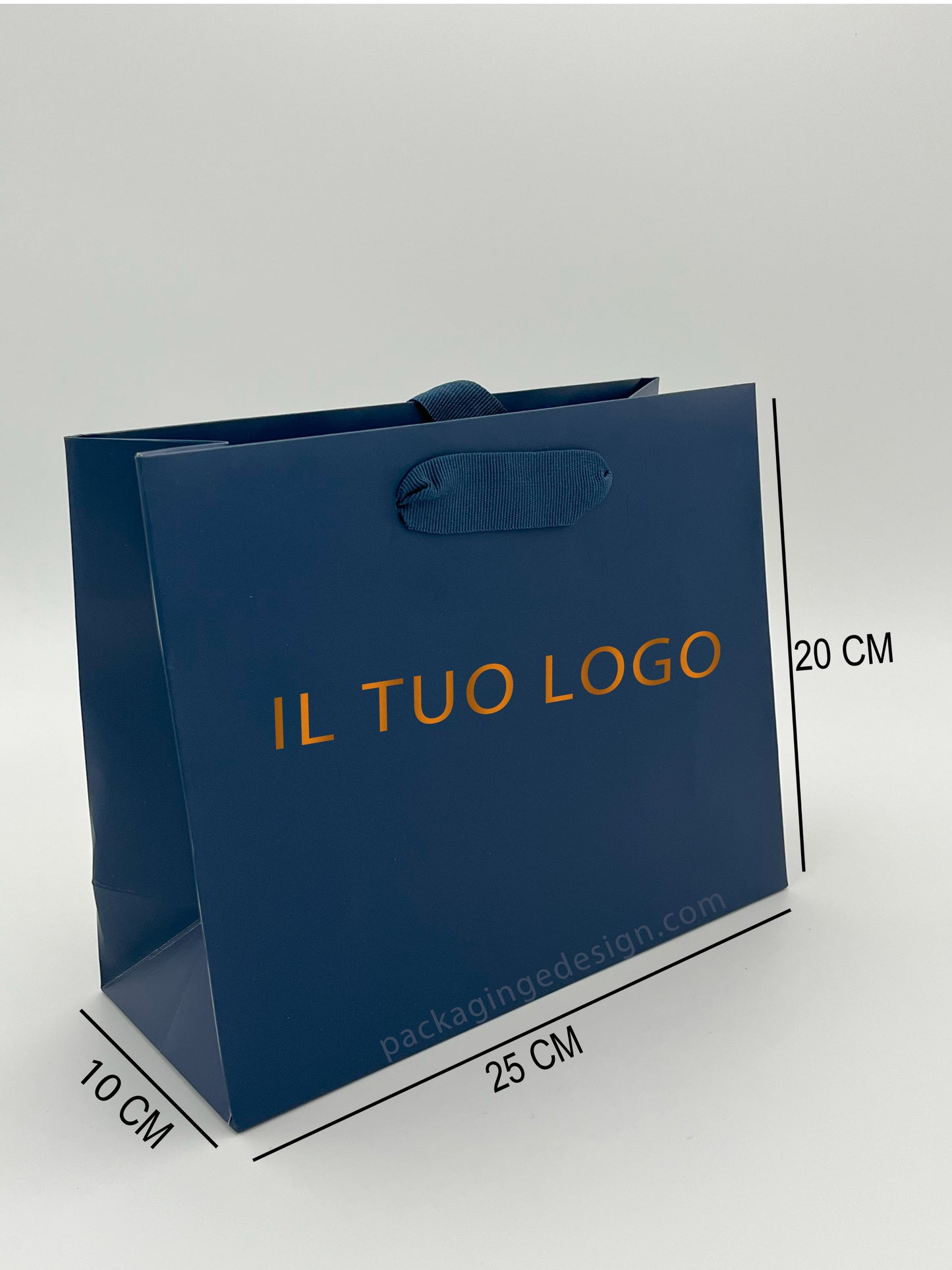 Shopper Personalizzate con Stampa a Caldo – Formato Piccolo