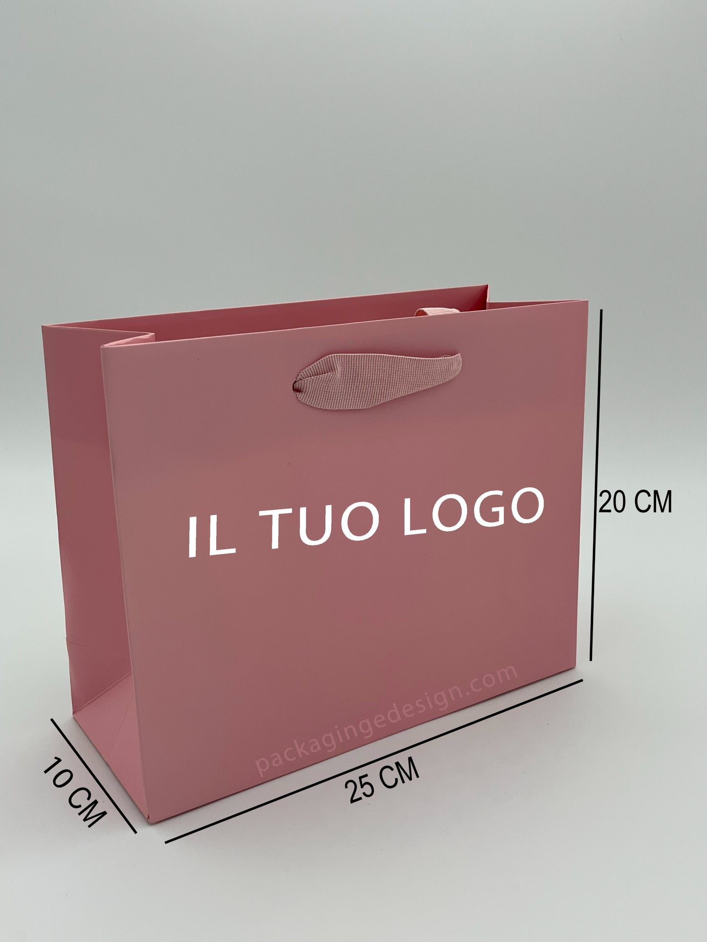Shopper Personalizzate con Stampa a Caldo – Formato Piccolo