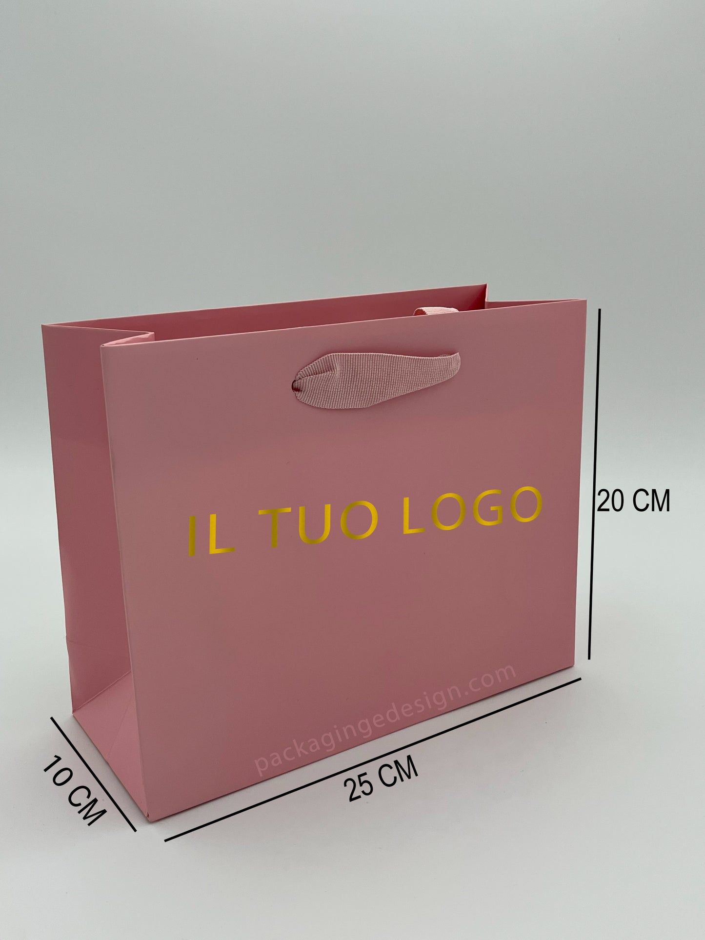 Shopper Personalizzate con Stampa a Caldo – Formato Piccolo